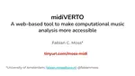 midiVERTO: A web-based tool to make computational music analysis more accessible